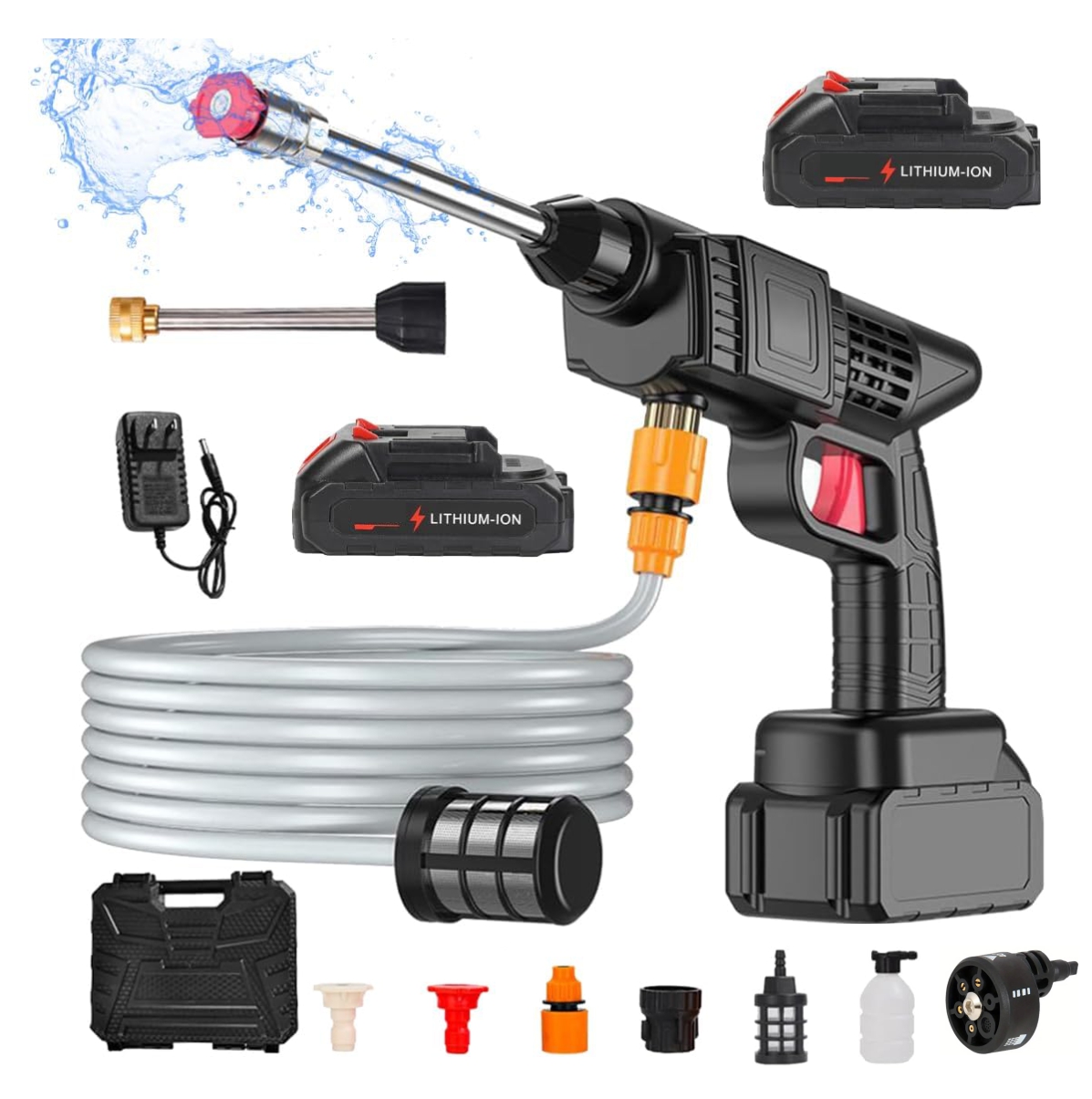 Hidrolavadora 2 bat Accesorios 6 chorros